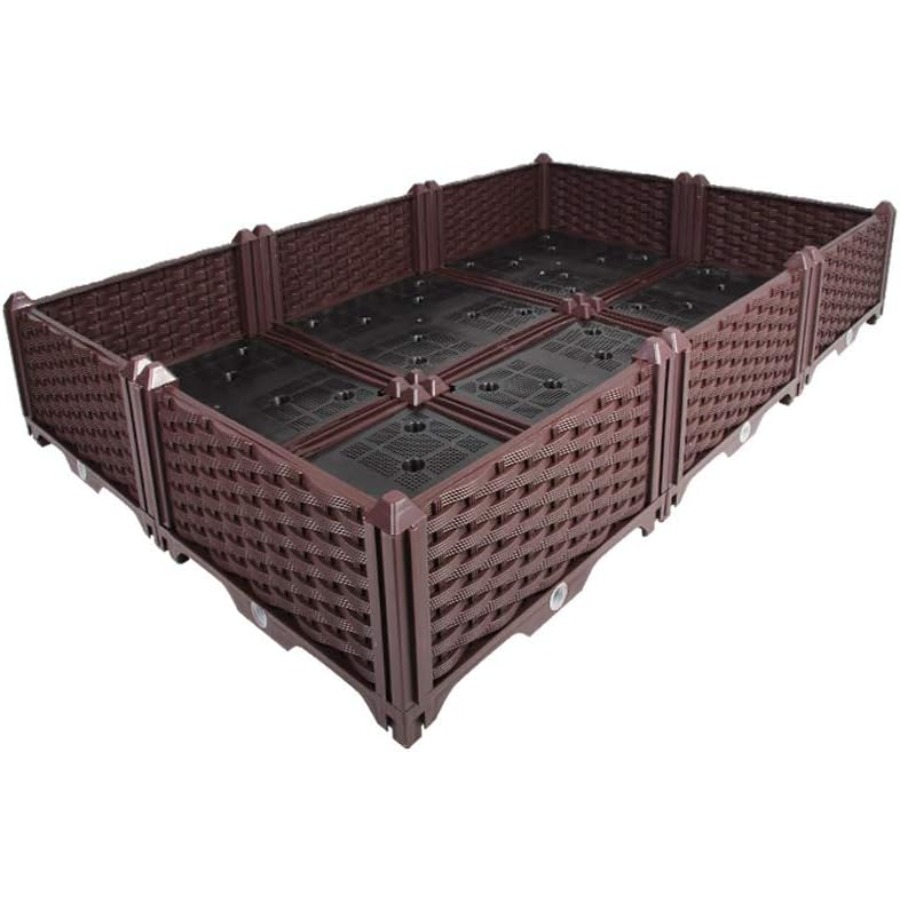Indoor Herb Garden Kit - Rectangular Raised Garden Bed Kit Indoor