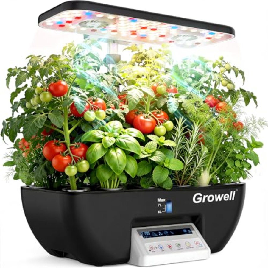 Indoor Herb Garden Kit - Hydroponics Growing System Kit for indoor