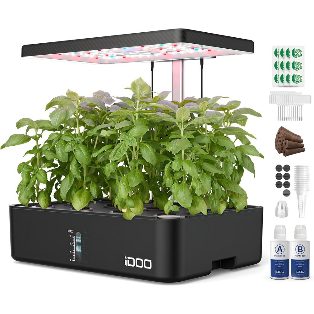 Indoor Herb Garden Kit - 12-Pod Indoor Herb Garden Kit with