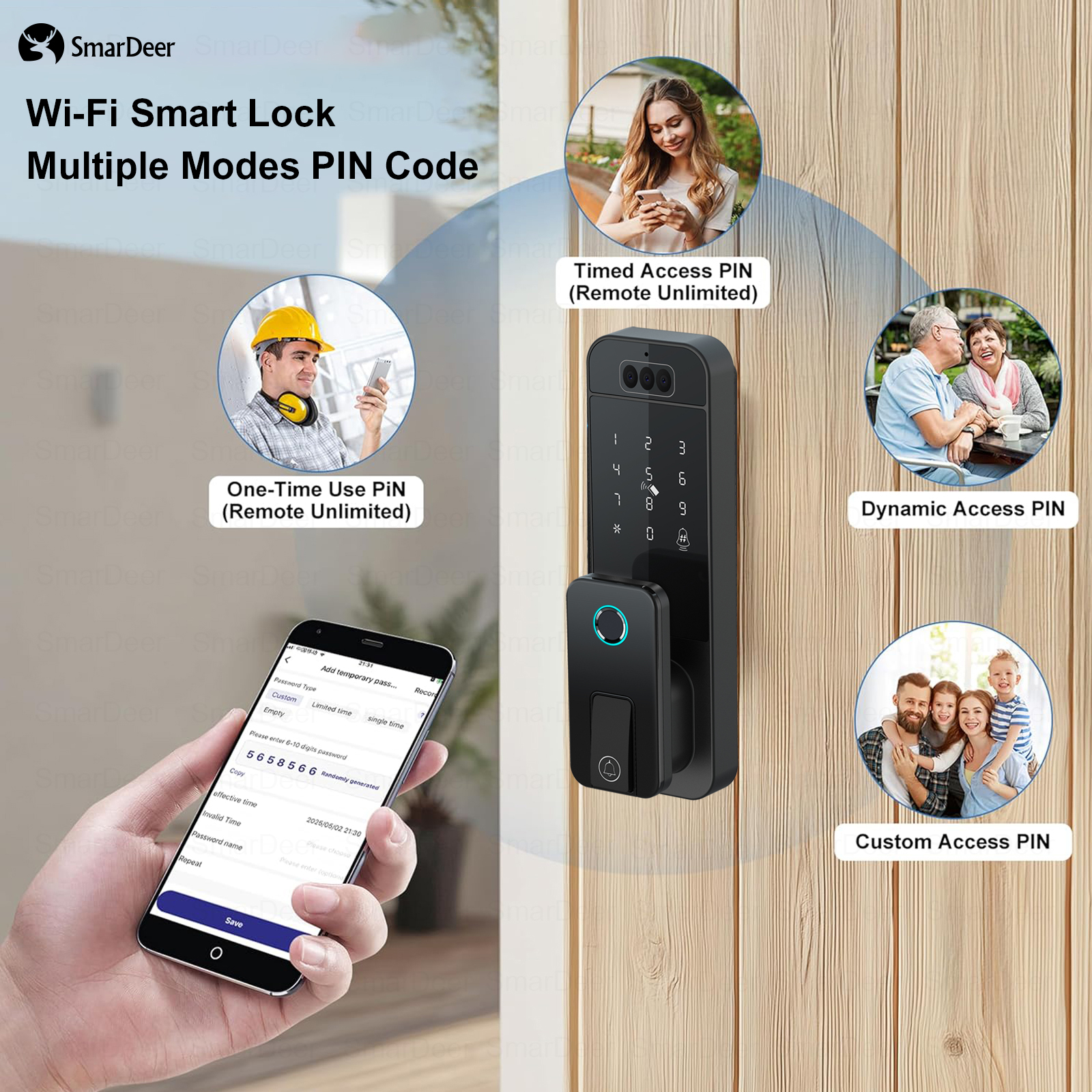 Waterproof Outdoor Smart Door  - Smart Garden Lock ulasan dan harga