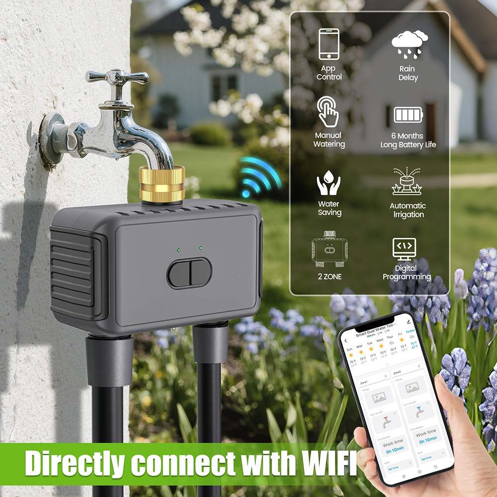 Tuya WiFi Water Timer Smart 2  - Smart Garden Sphagnum Moss ulasan dan harga