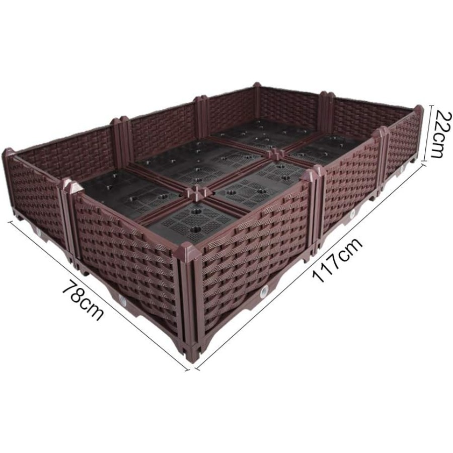 Rectangular Raised Garden Bed  - Indoor Herb Garden Kit ulasan dan harga