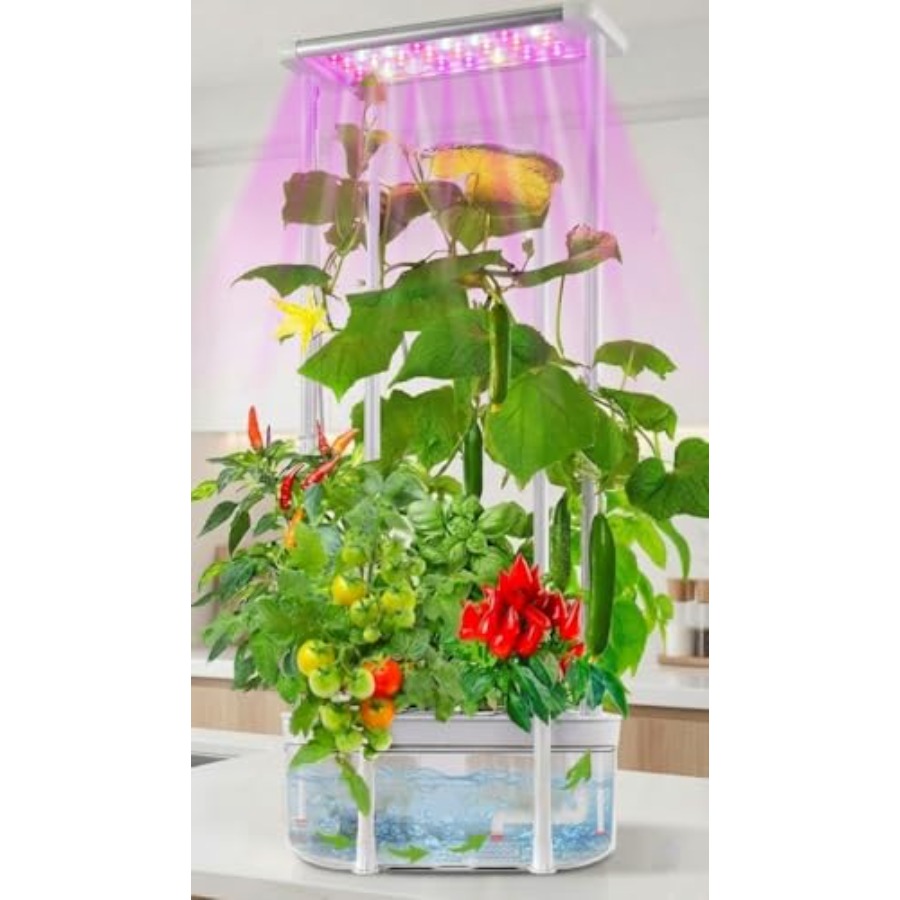 Hydroponics Growing System kit - Smart Garden Led Lights ulasan dan harga