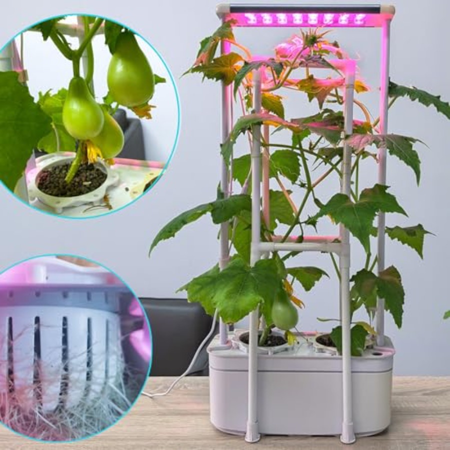 Hydroponics Growing System kit - Smart Garden Led Lights ulasan dan harga