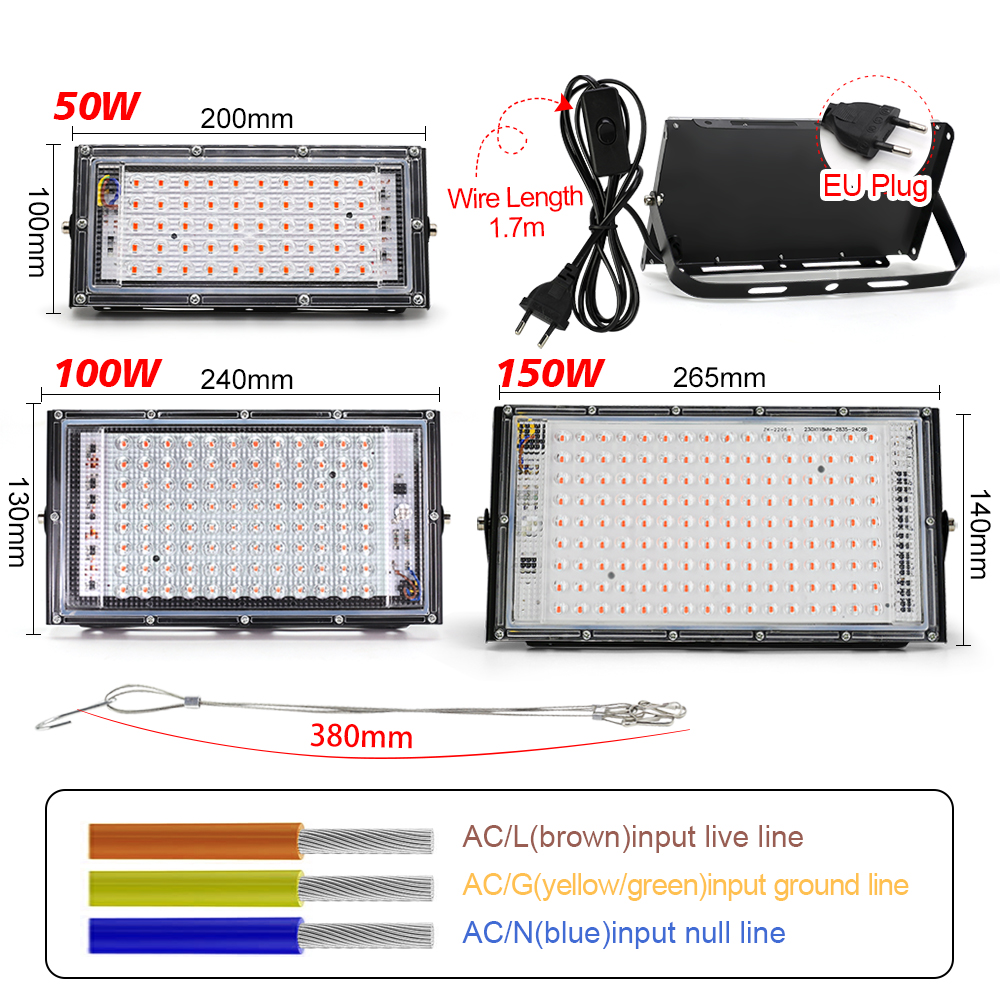 Full Spectrum LED Grow Light P - Grow Tent Complete Kit ulasan dan harga