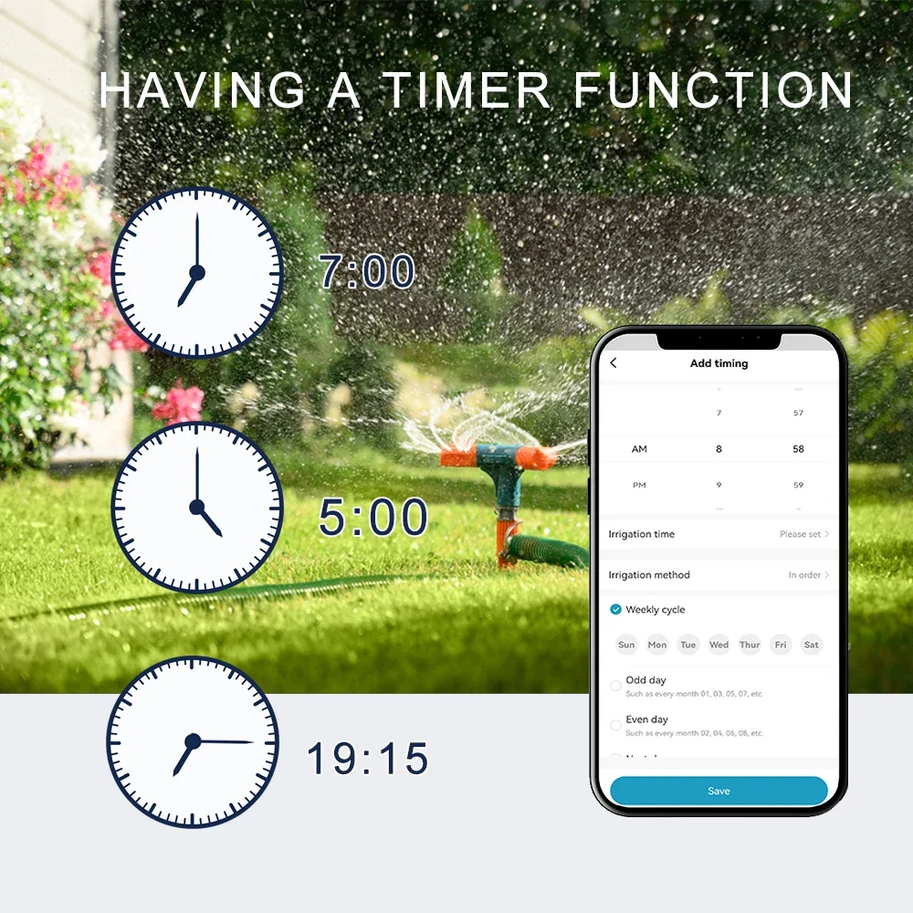 WiFi Tuya Smart Sprinkler Syst - Smart Garden Sphagnum Moss ulasan dan harga