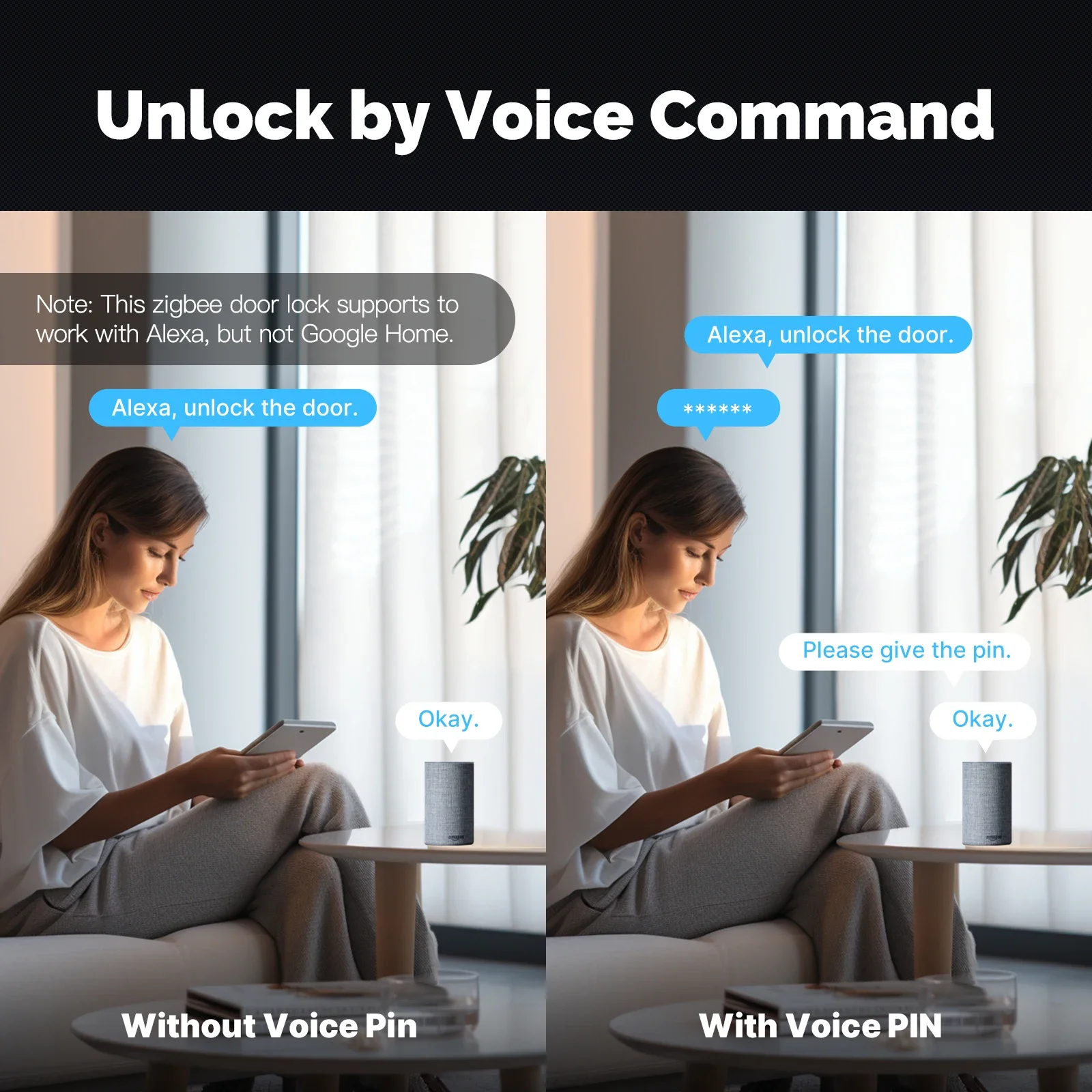 MOES Tuya ZigBee Smart Door Lo - Smart Garden Lock ulasan dan harga