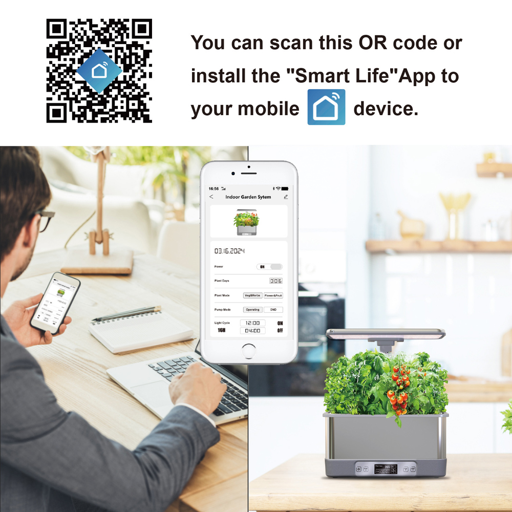 Tuya WiFi Indoor Garden Hydopo - Smart Garden Herb ulasan dan harga