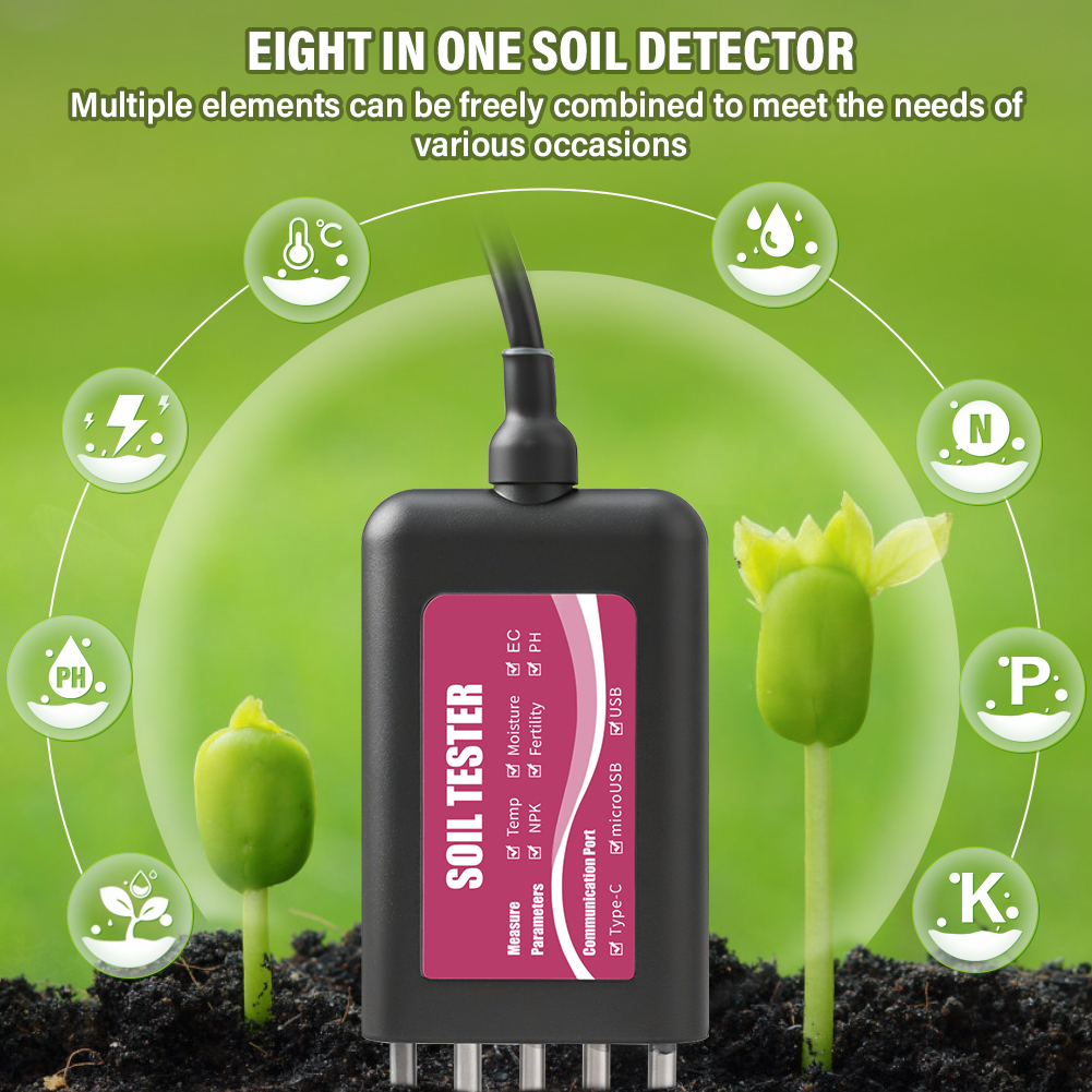 8in1 Smart Soil Tester NPK PH  - Smart Garden Products ulasan dan harga