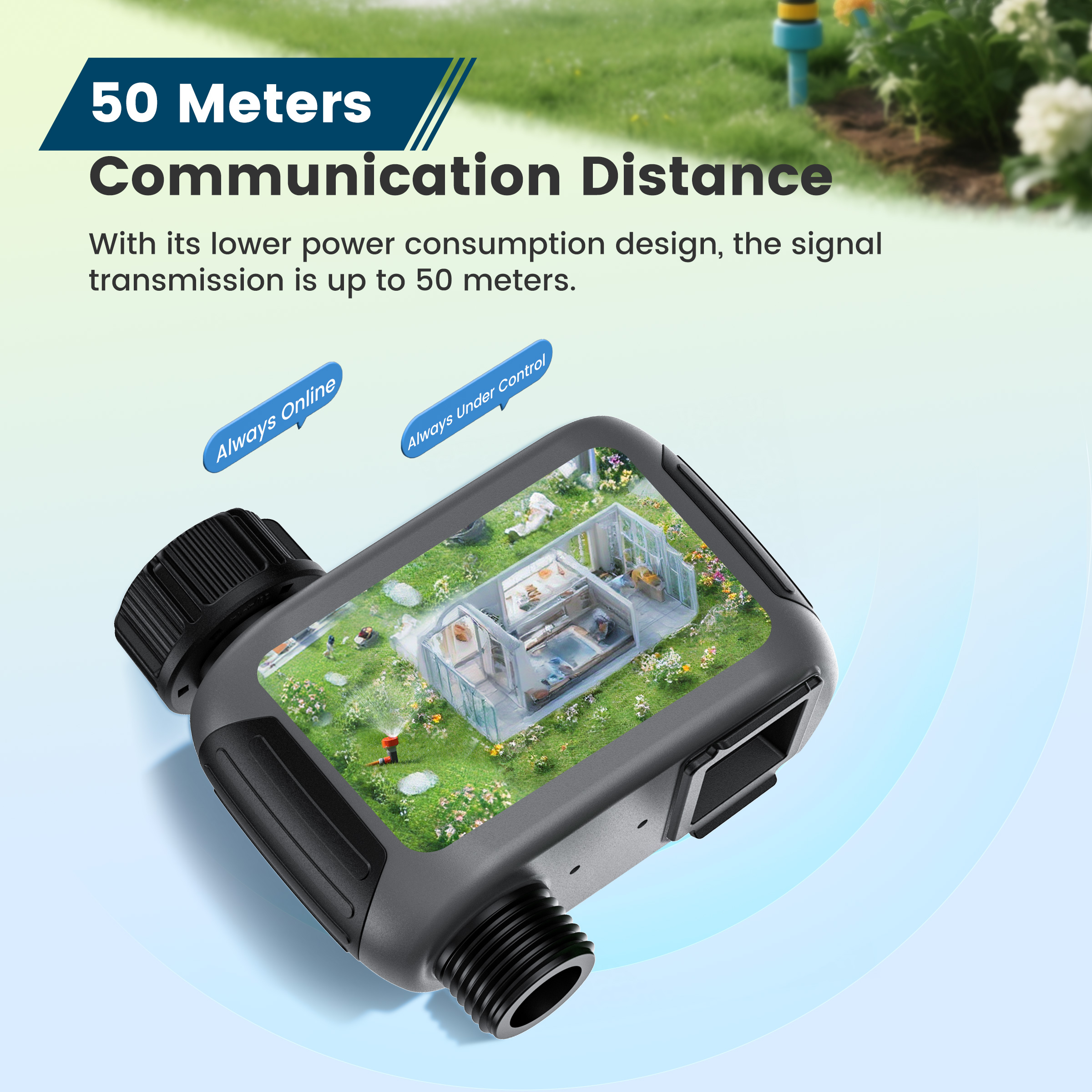 GIRIER Tuya Smart Water Timer  - Smart Garden Sphagnum Moss ulasan dan harga