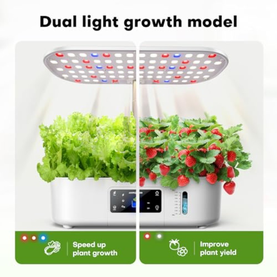 Hydroponics Growing System Kit - Indoor Herb Garden Kit ulasan dan harga