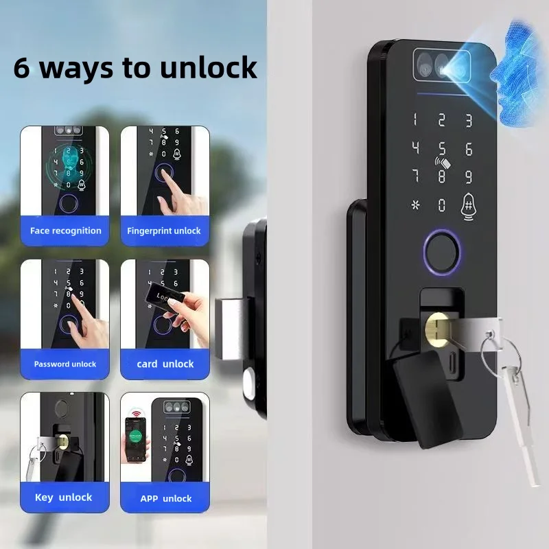 Waterproof 3D Face Recognition - Smart Garden Lock ulasan dan harga