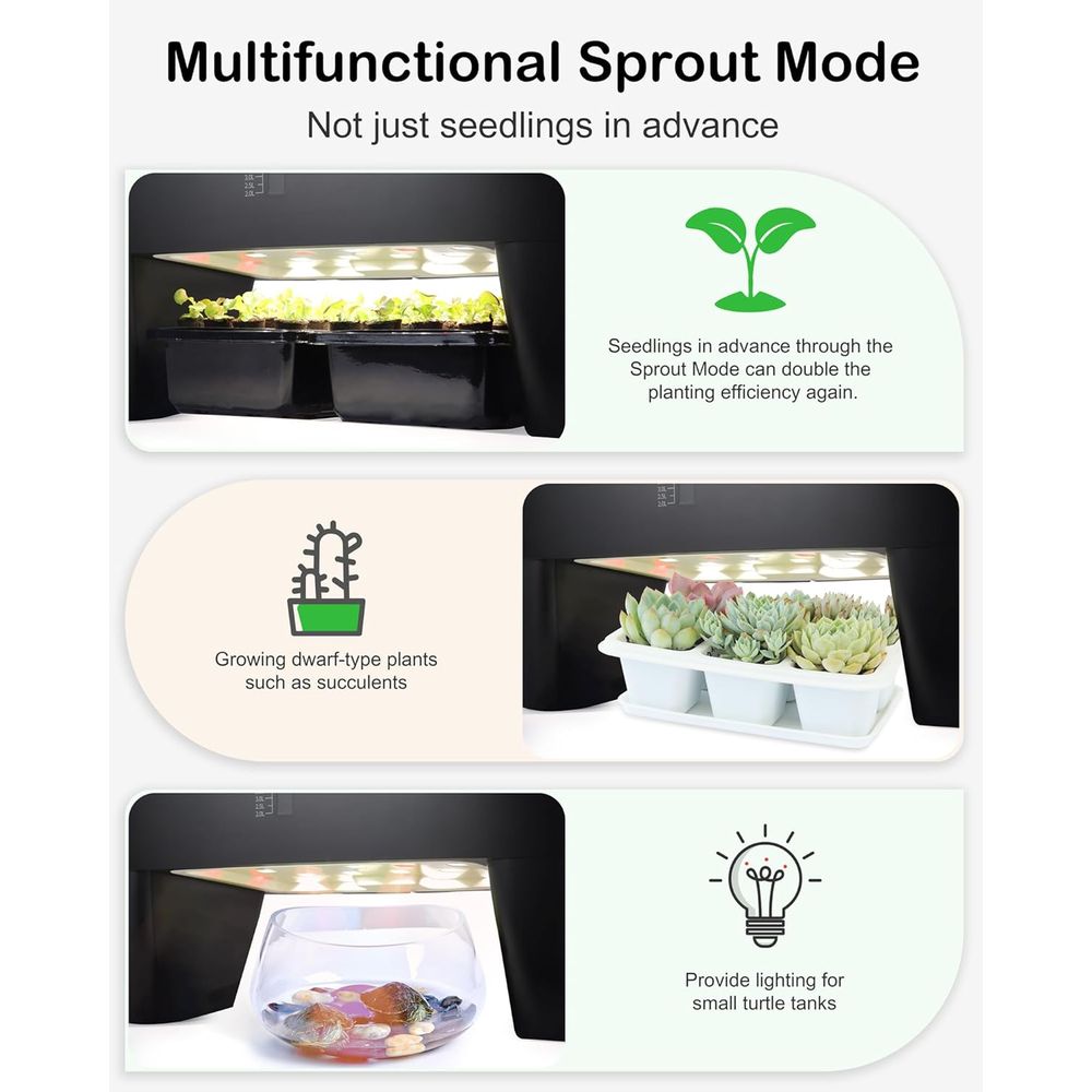 16-Pod Hydroponic Garden Kit w - Indoor Herb Garden Kit ulasan dan harga