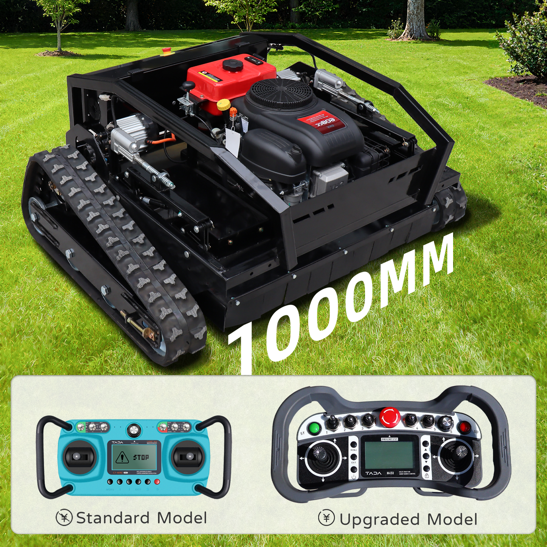 1000mm Remote Control Lawnmowe - Smart Garden Click And Grow ulasan dan harga