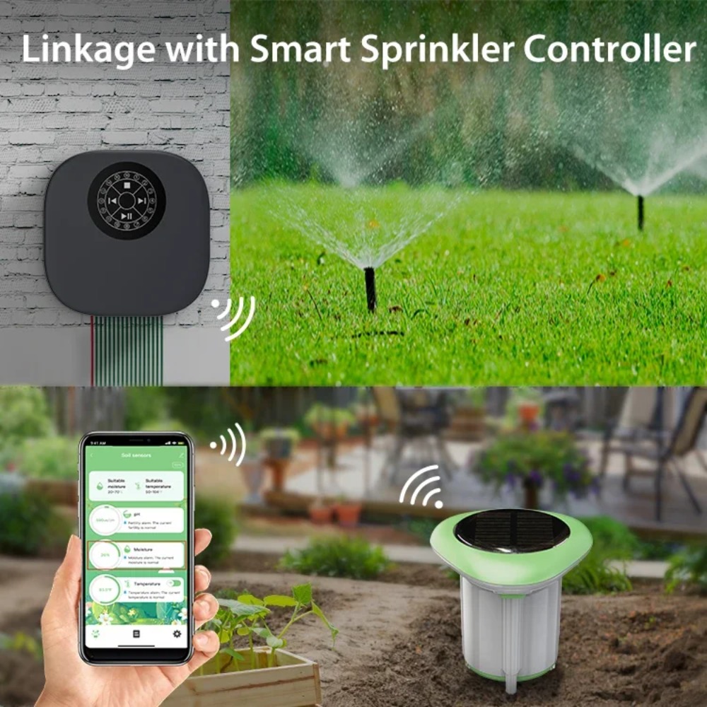 Smart WiFi Solar Soil Tester M - Smart Garden Products ulasan dan harga