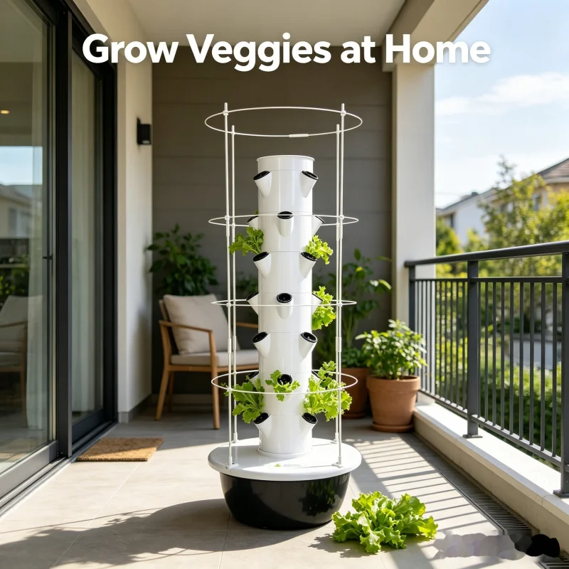 Smart Vertical Hydroponic Towe - Indoor Herb Garden Kit ulasan dan harga
