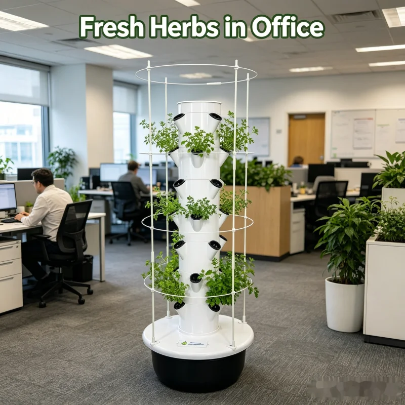 Smart Vertical Hydroponic Towe - Indoor Herb Garden Kit ulasan dan harga