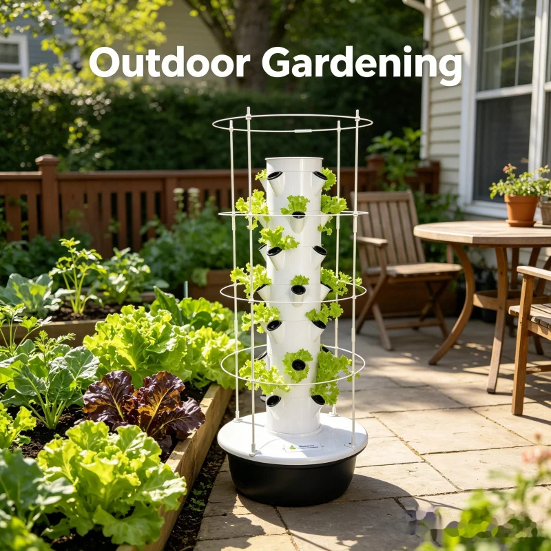 Smart Vertical Hydroponic Towe - Indoor Herb Garden Kit ulasan dan harga