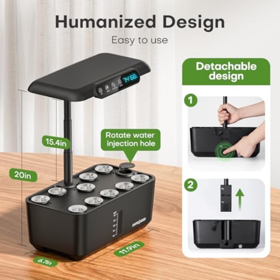 Hydroponics Growing System Her - Smart Garden Herb ulasan dan harga