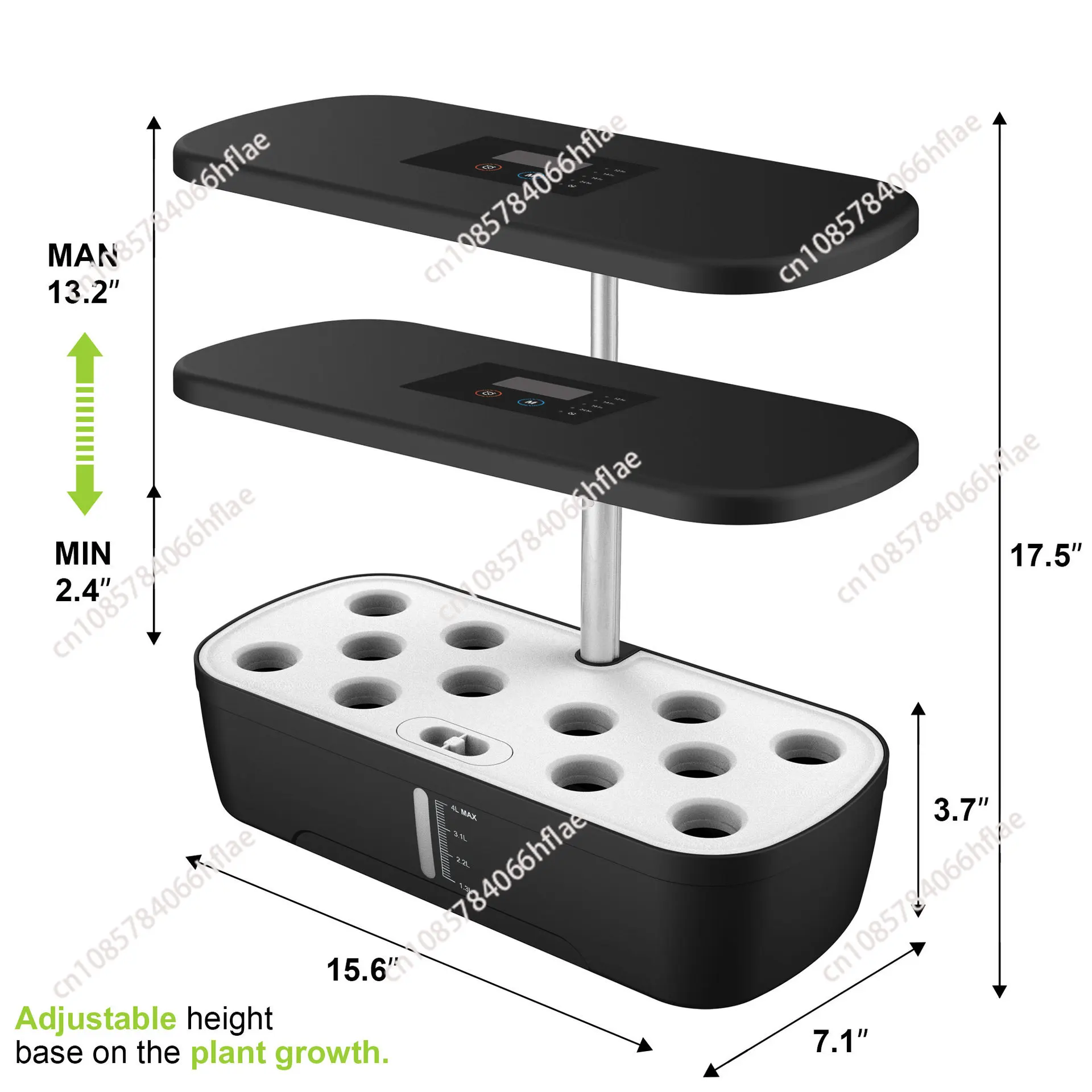 12 Pods Hydroponics Growing Sy - Indoor Herb Garden Kit ulasan dan harga