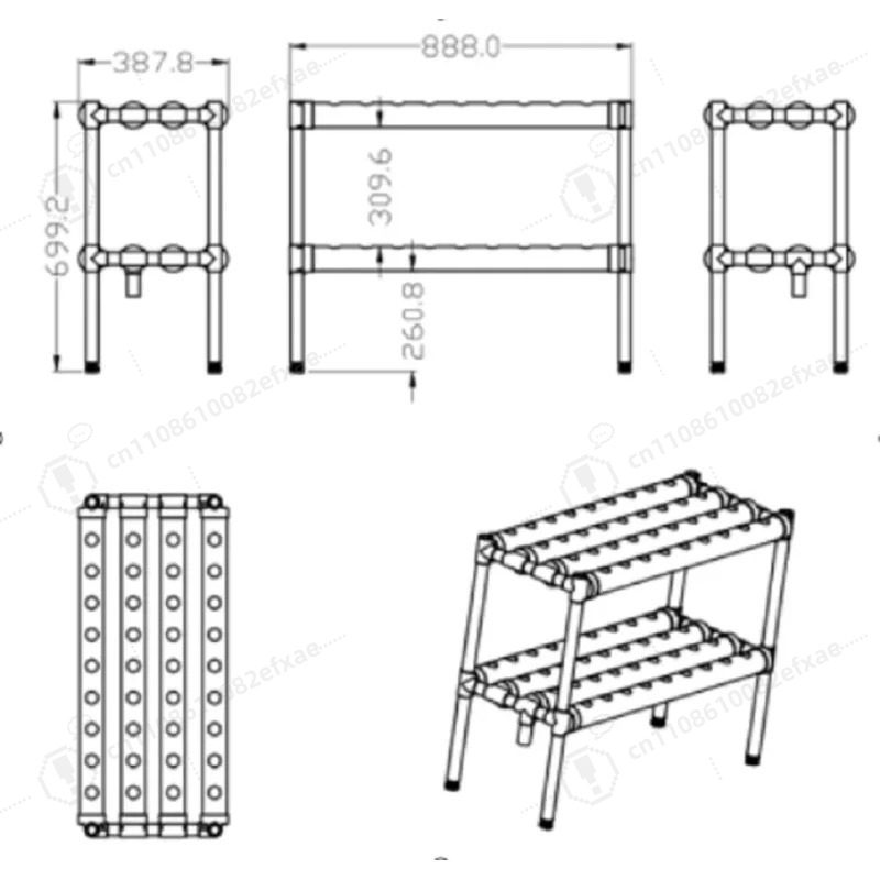 NFT Channel Hydroponics System - Smart Garden Hanging Baskets ulasan dan harga