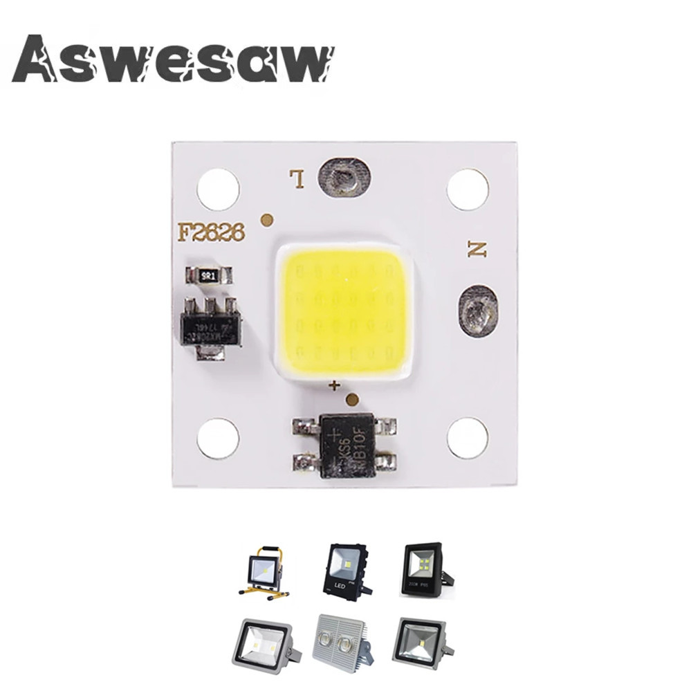 10W COB module 220V LED Chip D - Smart Garden Led Lights ulasan dan harga