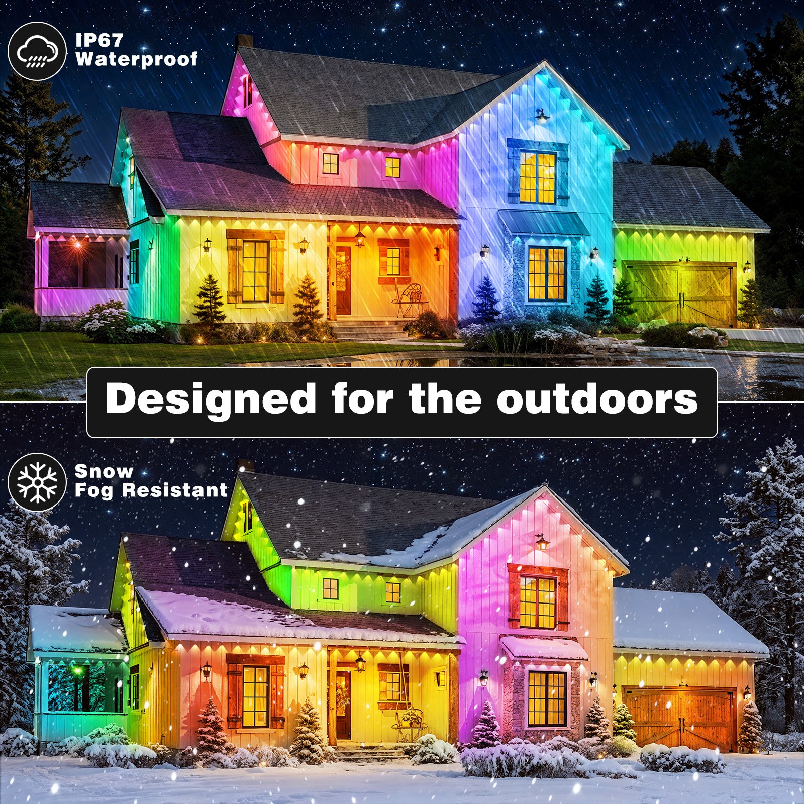 500FT Permanent Outdoor LED St - Smart Garden Led Lights ulasan dan harga