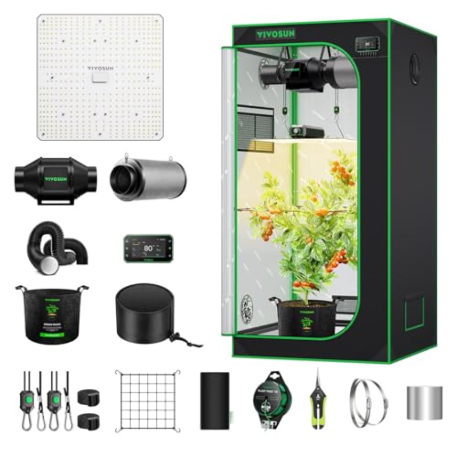 Smart Grow Tent Kit 2.7 × 2.7f - Grow Tent Complete Kit ulasan dan harga