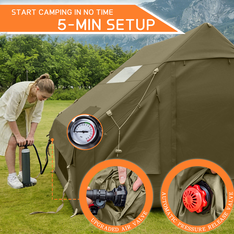 Green Air Camping Tent 2/4/6/8 - Smart Garden Click And Grow ulasan dan harga