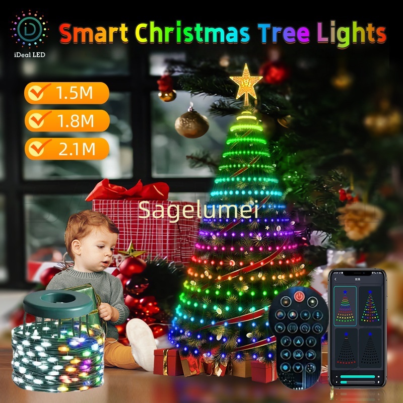 RGBIC 400LEDs Christmas Lights - Smart Garden Lights Uk ulasan dan harga