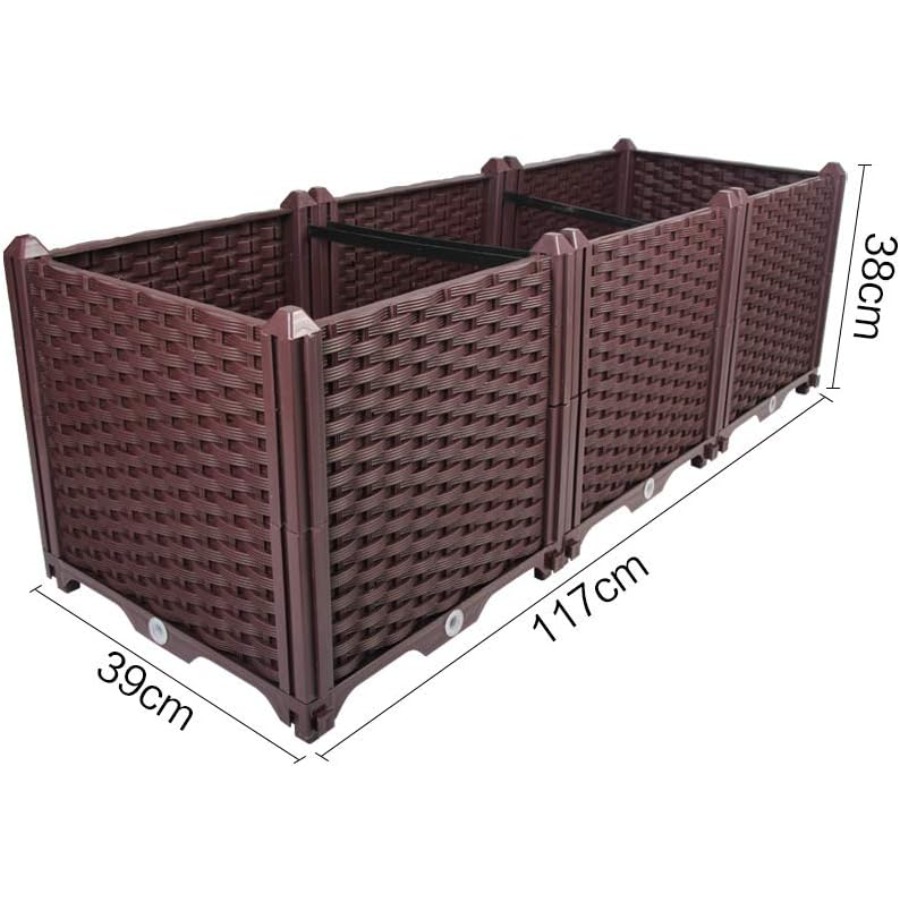 Rectangular Raised Garden Bed  - Indoor Herb Garden Kit ulasan dan harga