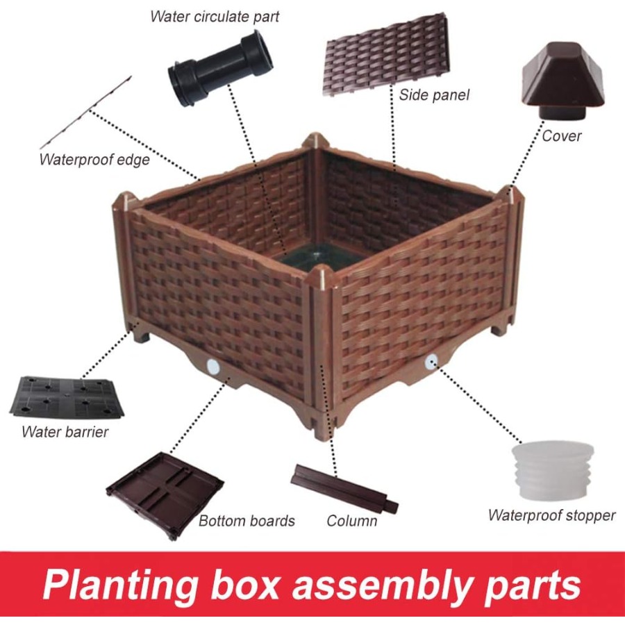 Rectangular Raised Garden Bed  - Indoor Herb Garden Kit ulasan dan harga
