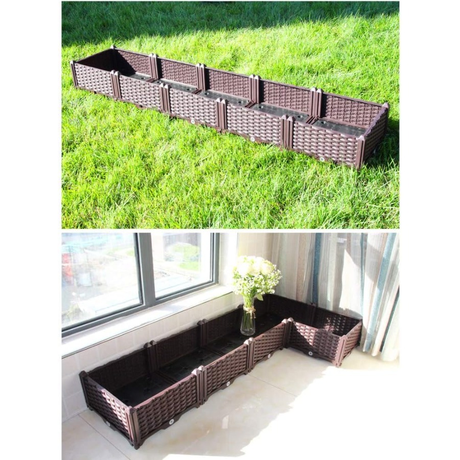 Rectangular Raised Garden Bed  - Indoor Herb Garden Kit ulasan dan harga