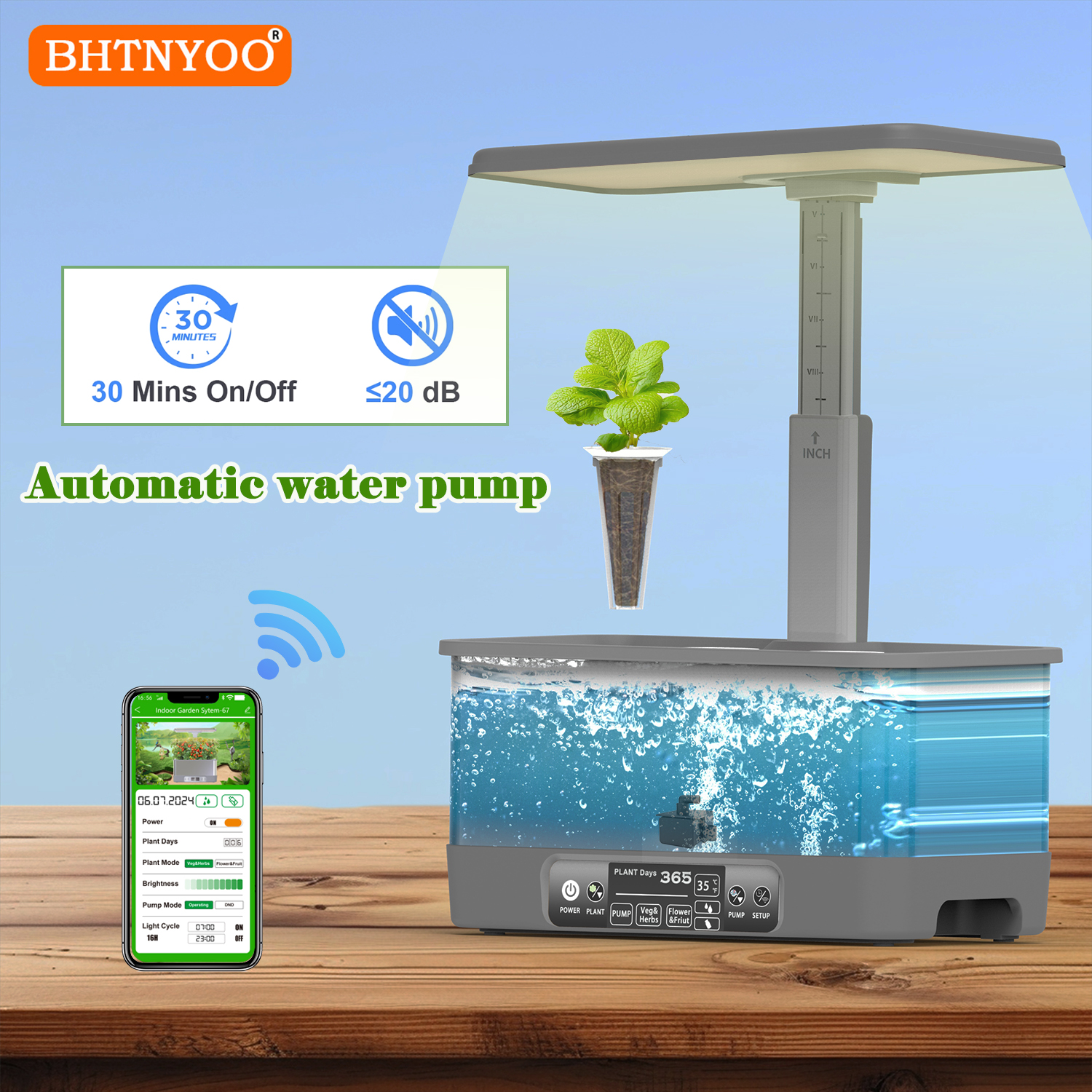 Hydroponics Growing System Kit - Indoor Herb Garden Kit ulasan dan harga