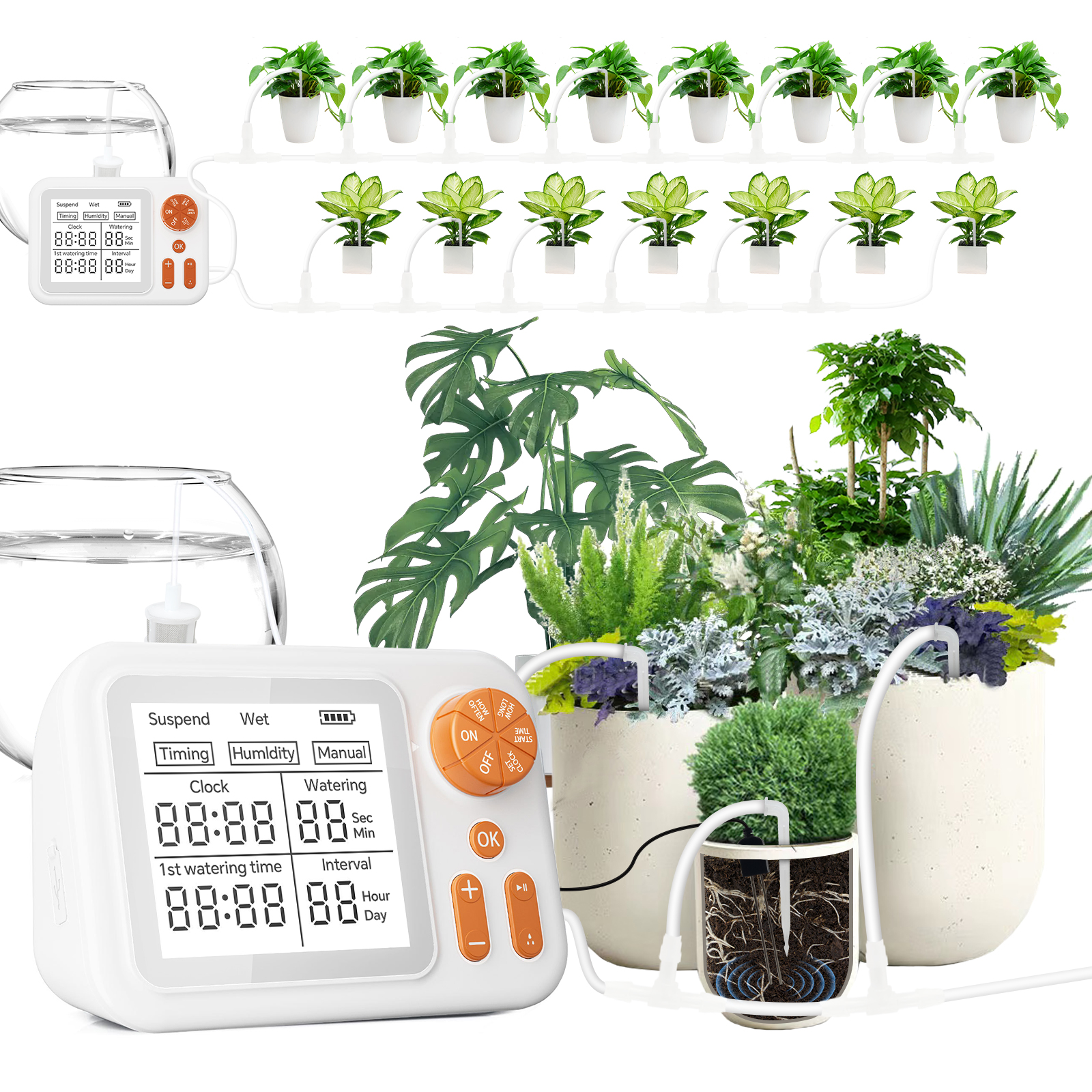 Automatic Drip Irrigation Syst - Smart Garden Click And Grow ulasan dan harga