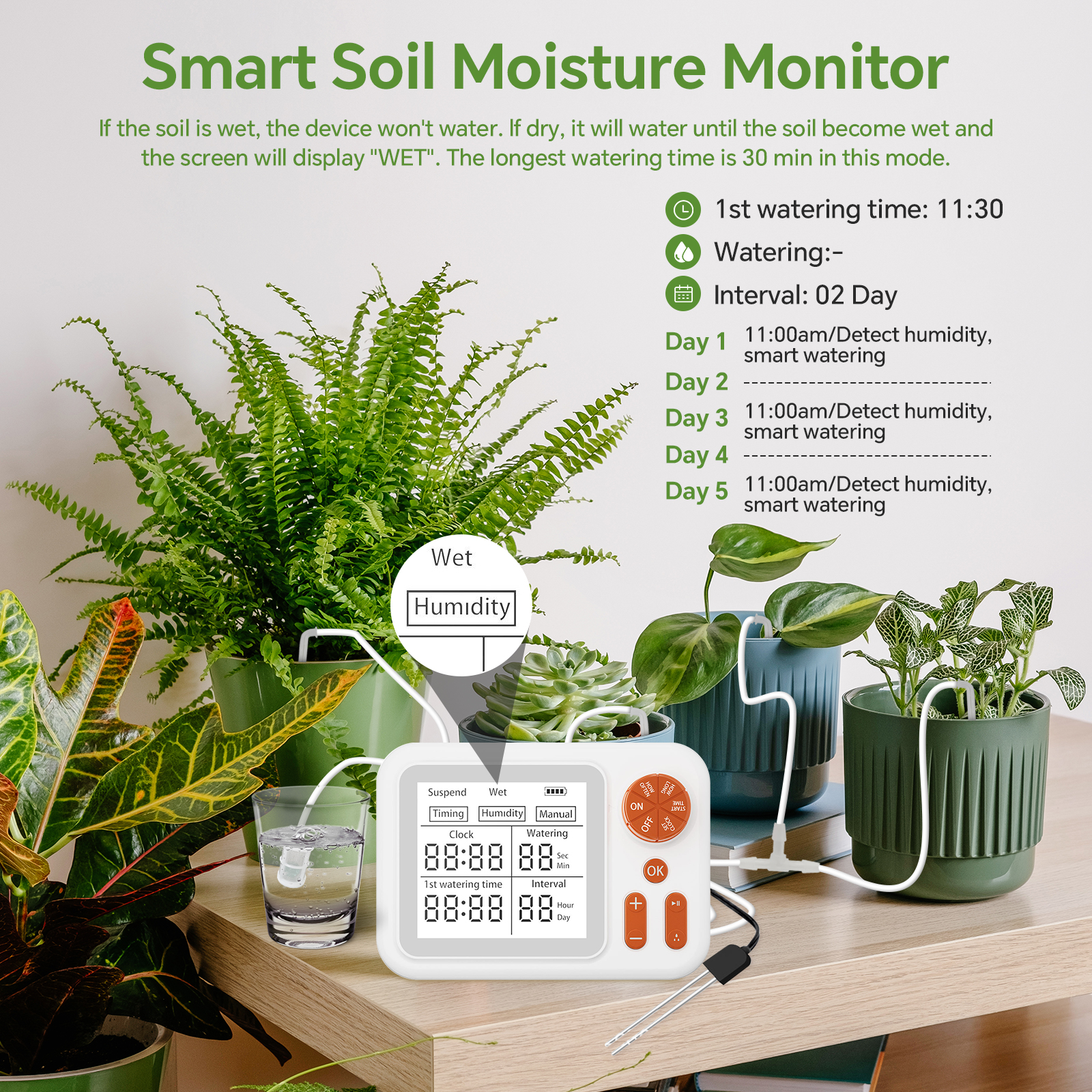 Automatic Drip Irrigation Syst - Smart Garden Click And Grow ulasan dan harga
