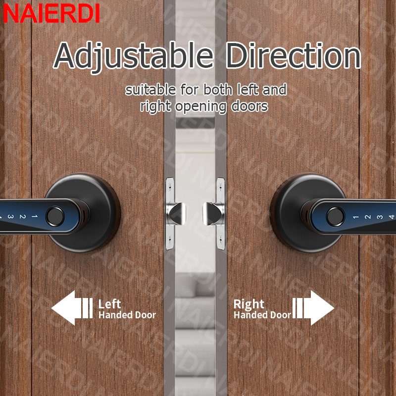 NAIERDI Smart Fingerprint Door - Smart Garden Lock ulasan dan harga