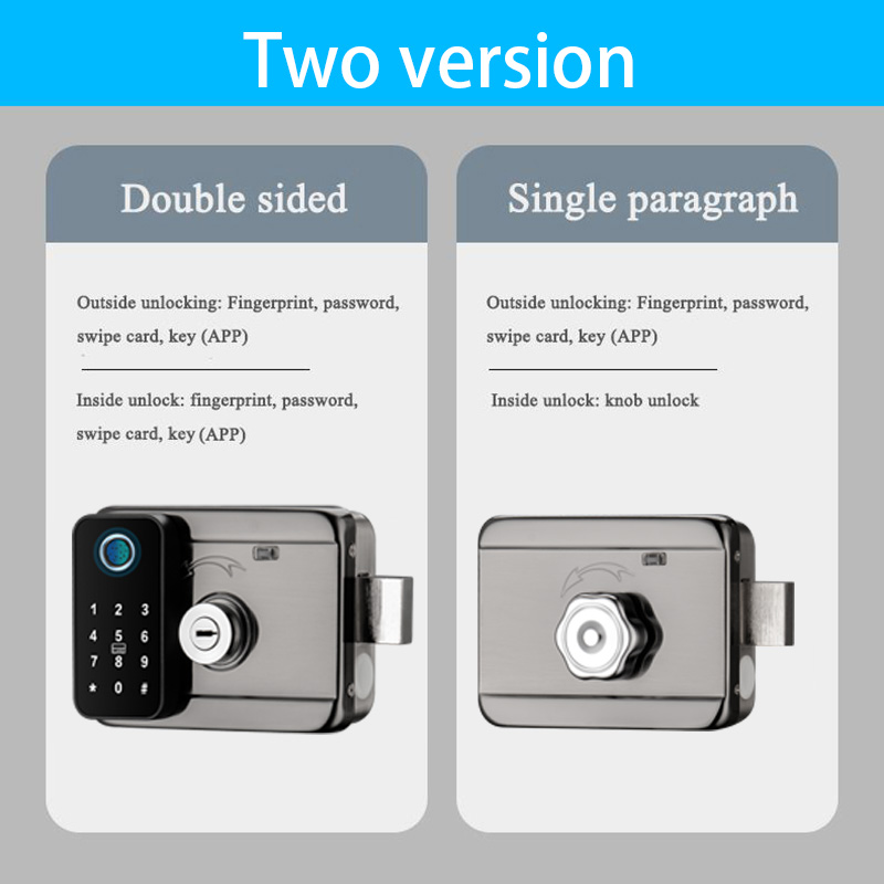 Waterproof Smart Door Lock Fin - Smart Garden Lock ulasan dan harga