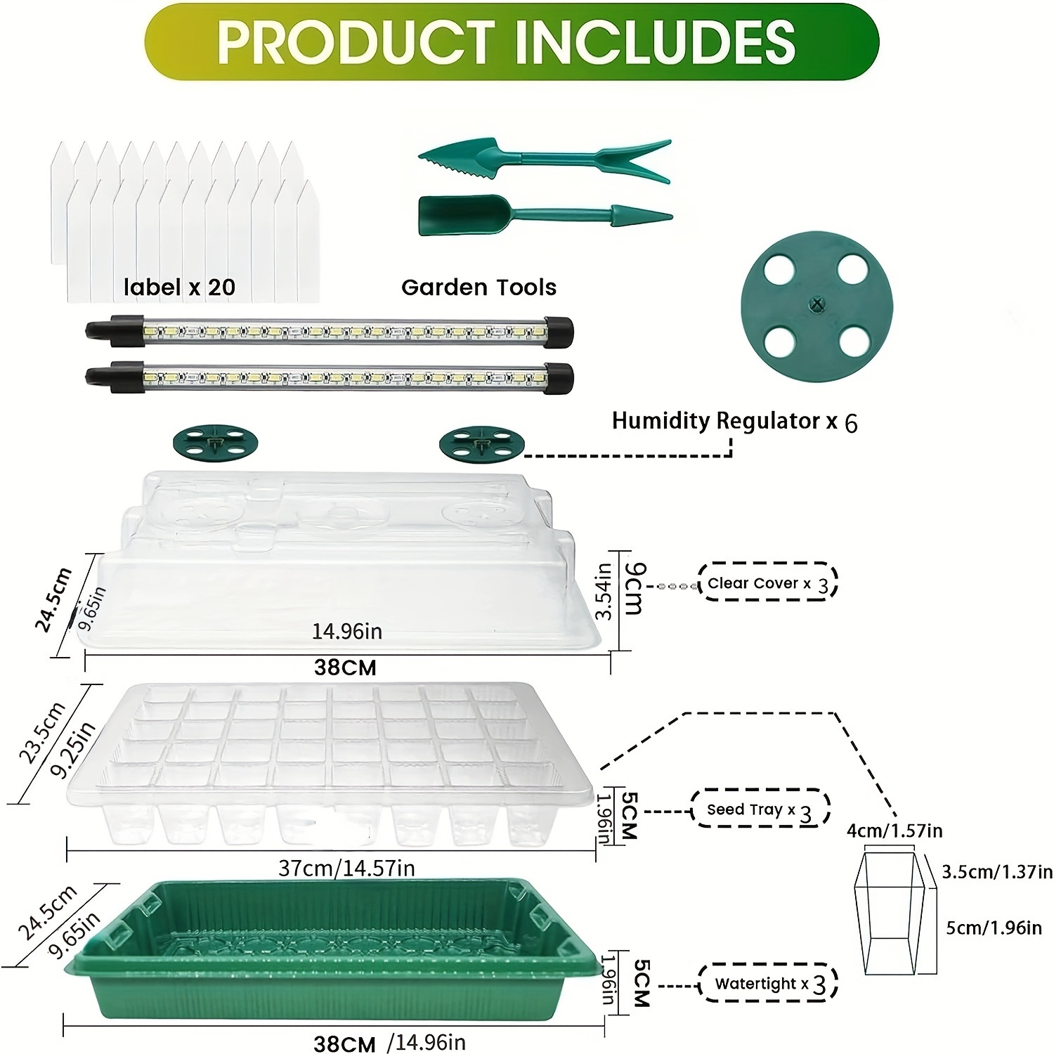 Seed Starter Trays With High D - Smart Garden Led Lights ulasan dan harga