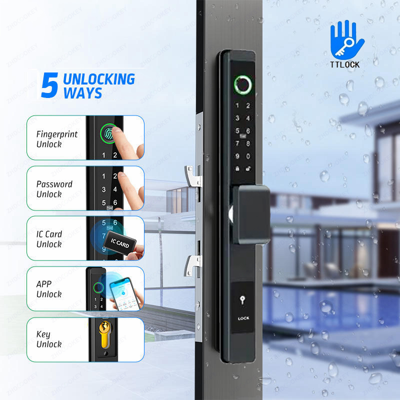 ZHDCOOKEY Biometric Digital Do - Smart Garden Lock ulasan dan harga