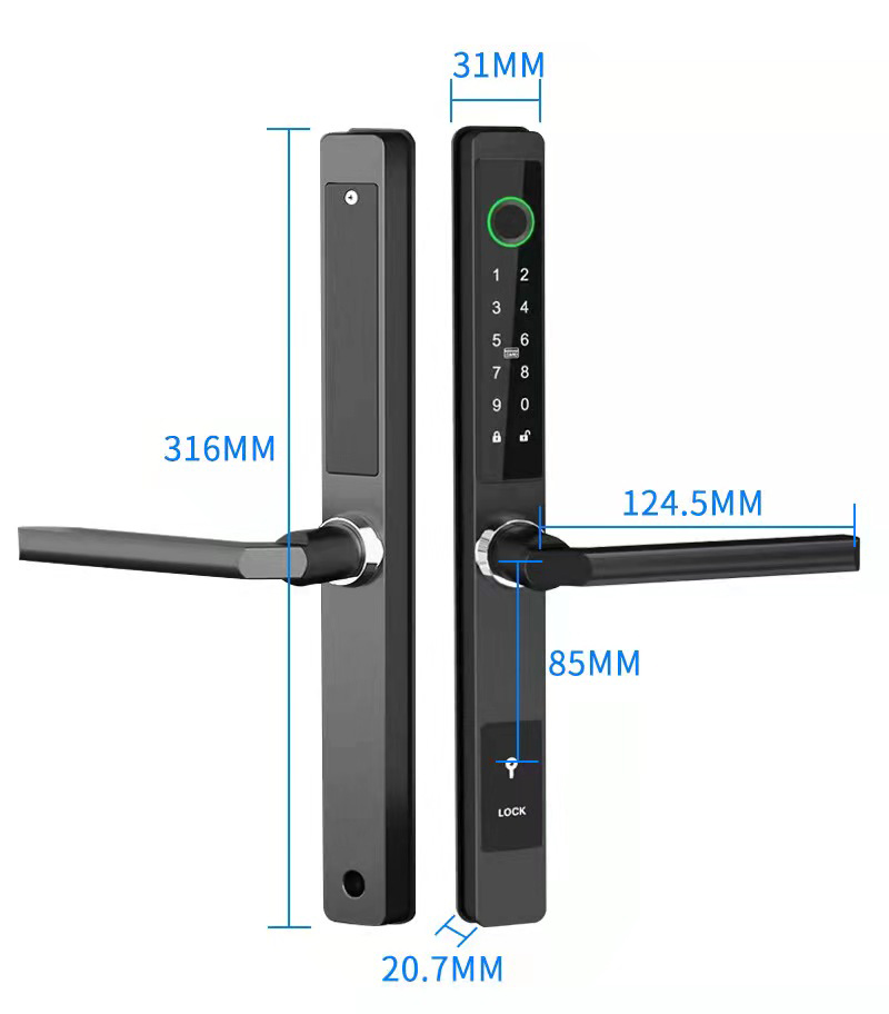 ZHDCOOKEY Biometric Digital Do - Smart Garden Lock ulasan dan harga