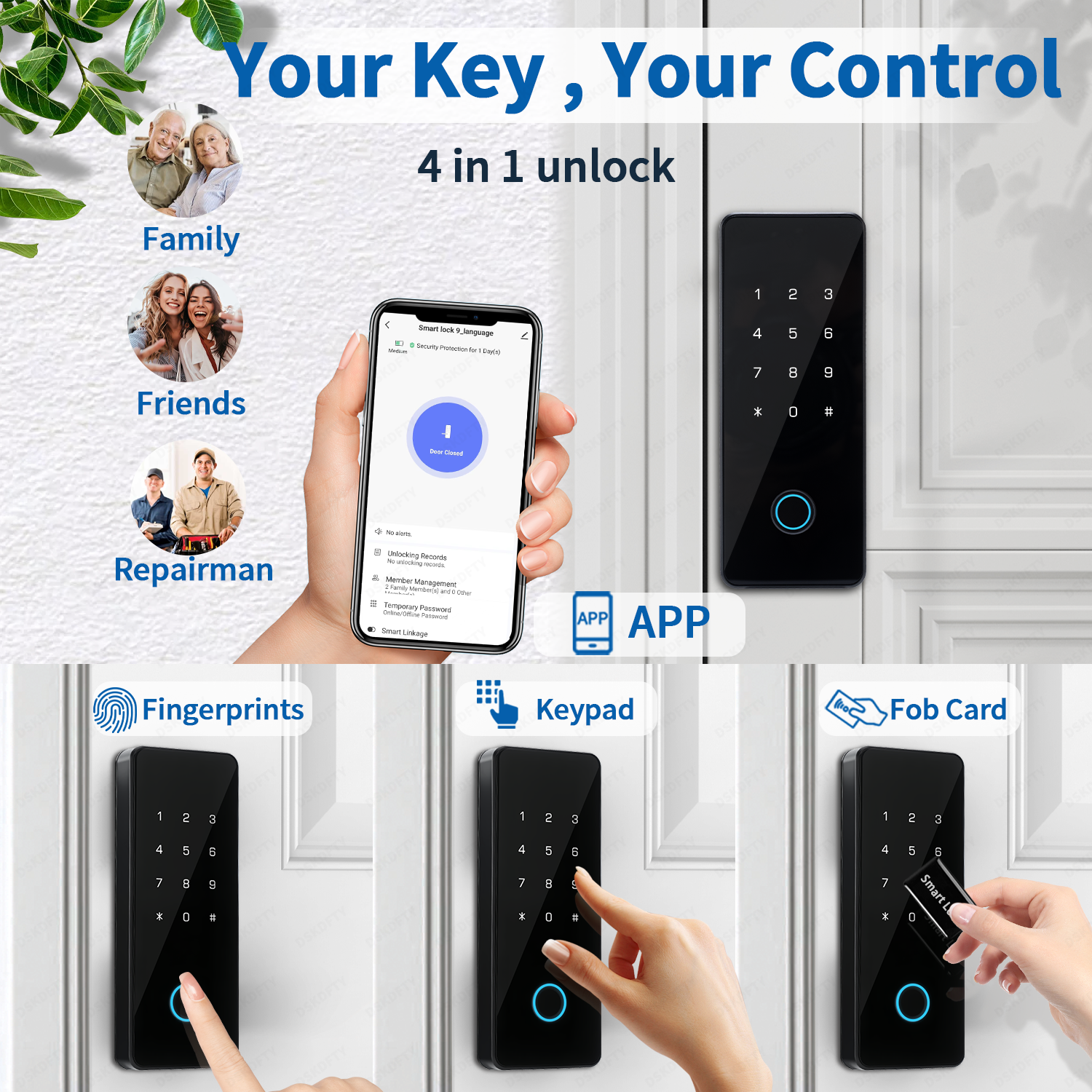 Smart Fingerprint Door Lock fo - Smart Garden Lock ulasan dan harga