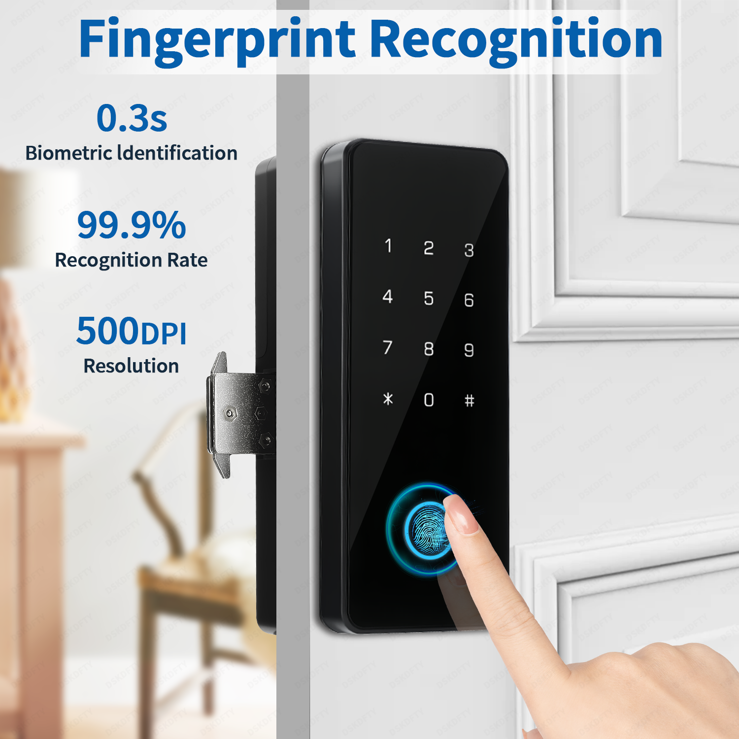 Smart Fingerprint Door Lock fo - Smart Garden Lock ulasan dan harga