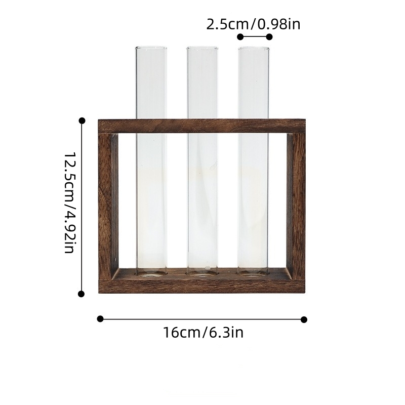 5-Tube Glass Hydroponic Plante - Indoor Herb Garden Kit ulasan dan harga