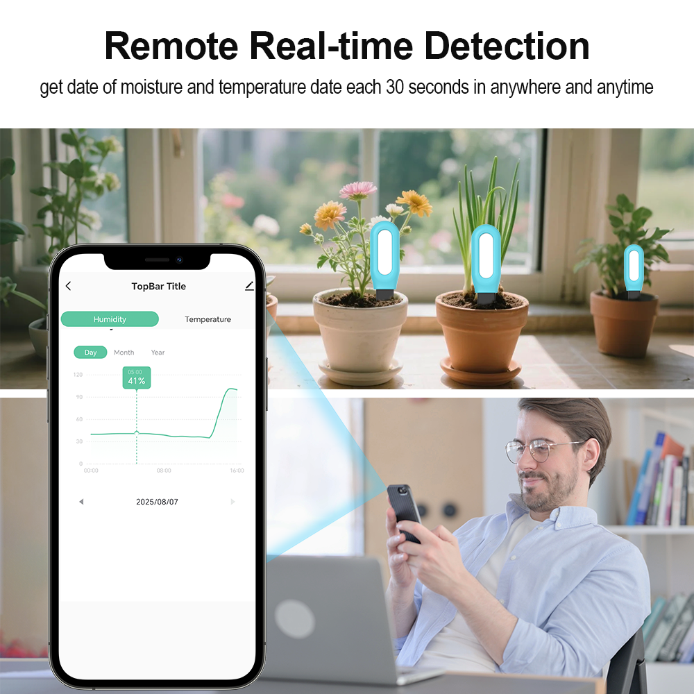 Tuya Zigbee Soil Sensor Humidi - Smart Garden Products ulasan dan harga