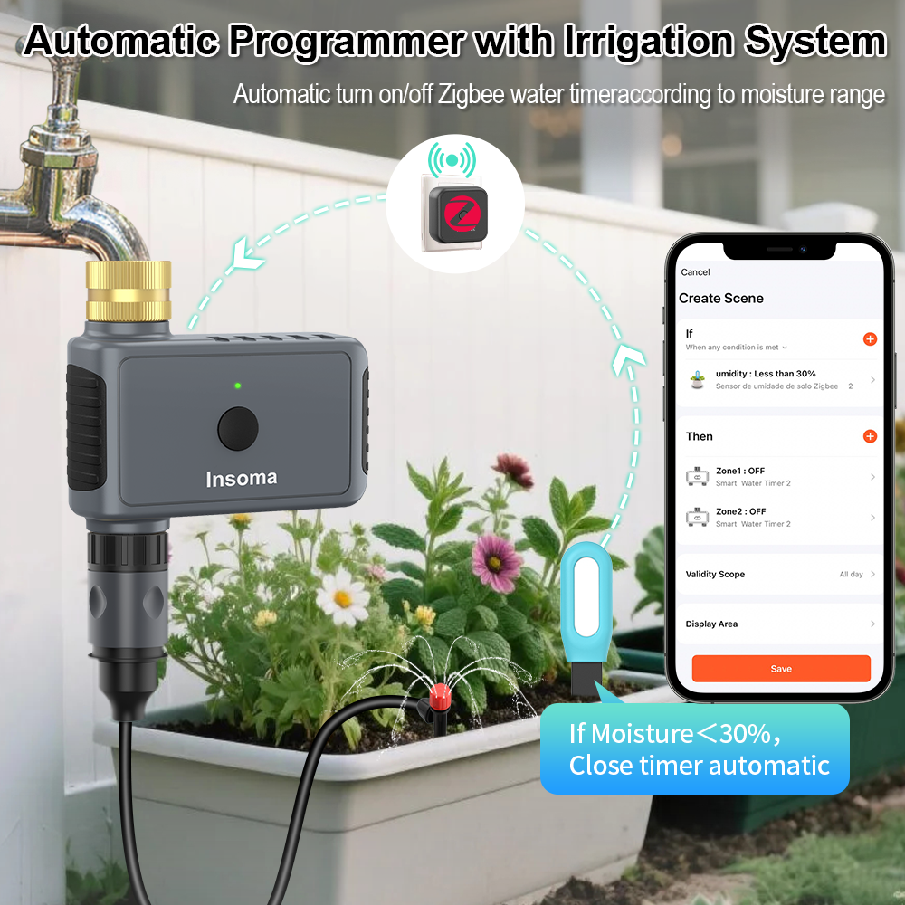 Tuya Zigbee Soil Sensor Humidi - Smart Garden Products ulasan dan harga