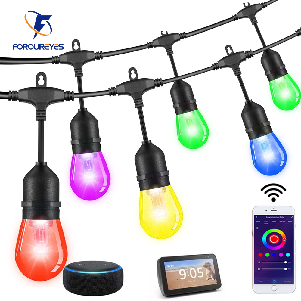 WiFi Tuya Smart RGB LED String - Smart Garden Led Lights ulasan dan harga