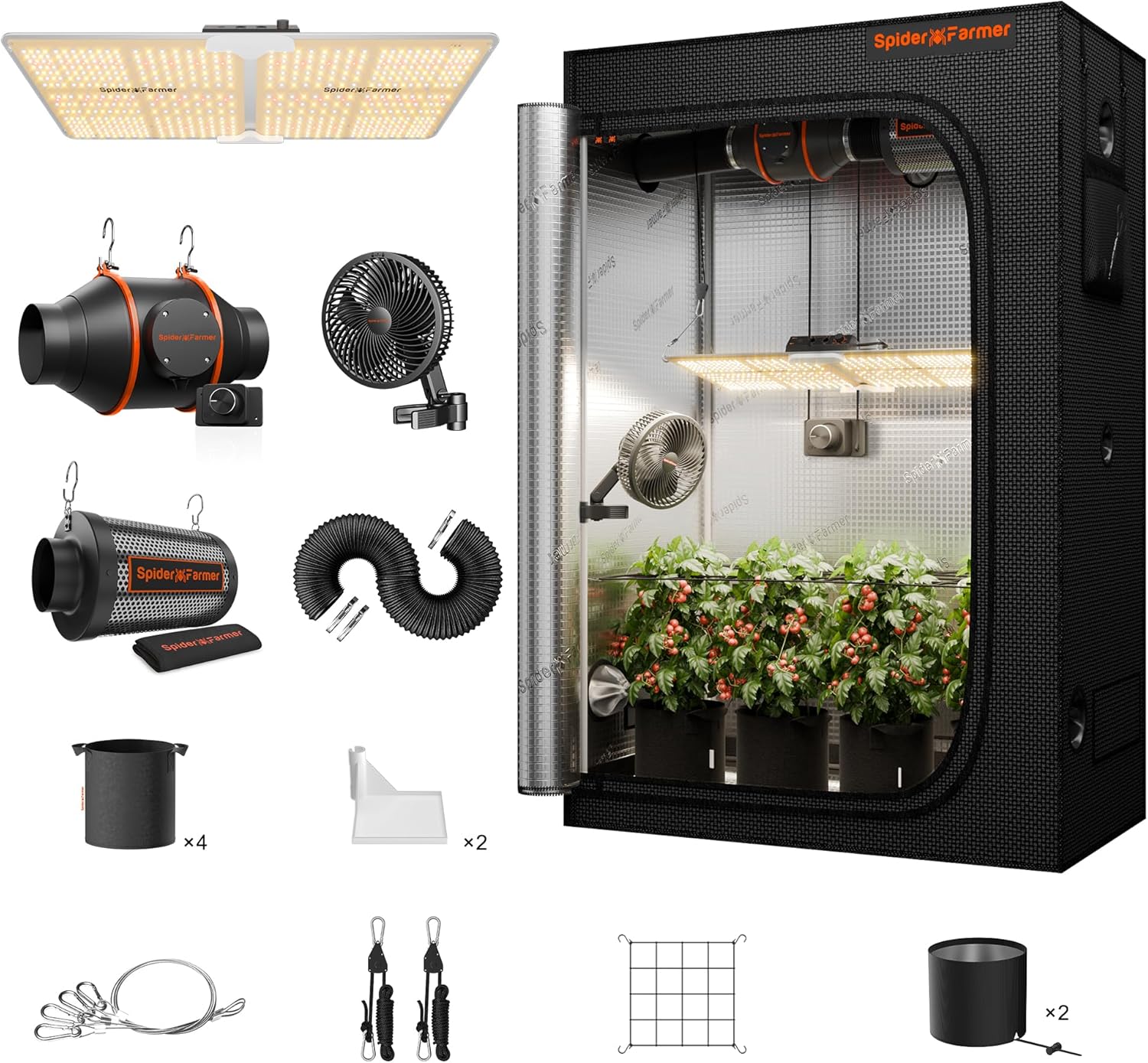 2x4 Complete Grow Tent Kit SF2 - Grow Tent Complete Kit ulasan dan harga