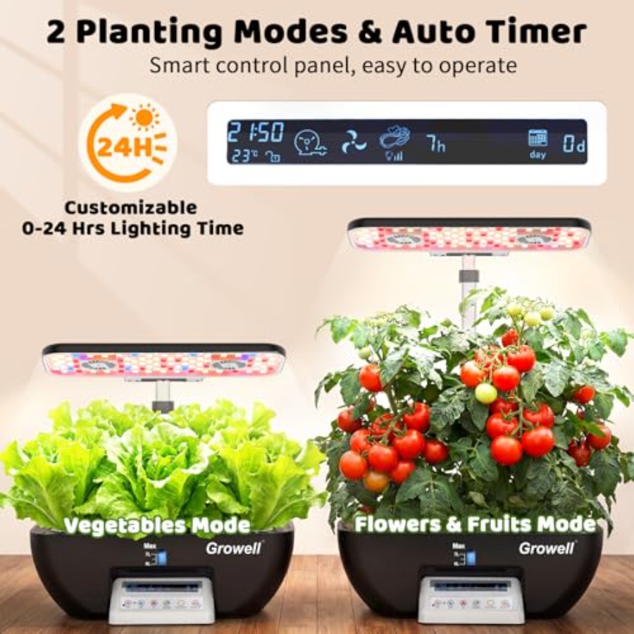 Hydroponics Growing System Kit - Indoor Herb Garden Kit ulasan dan harga