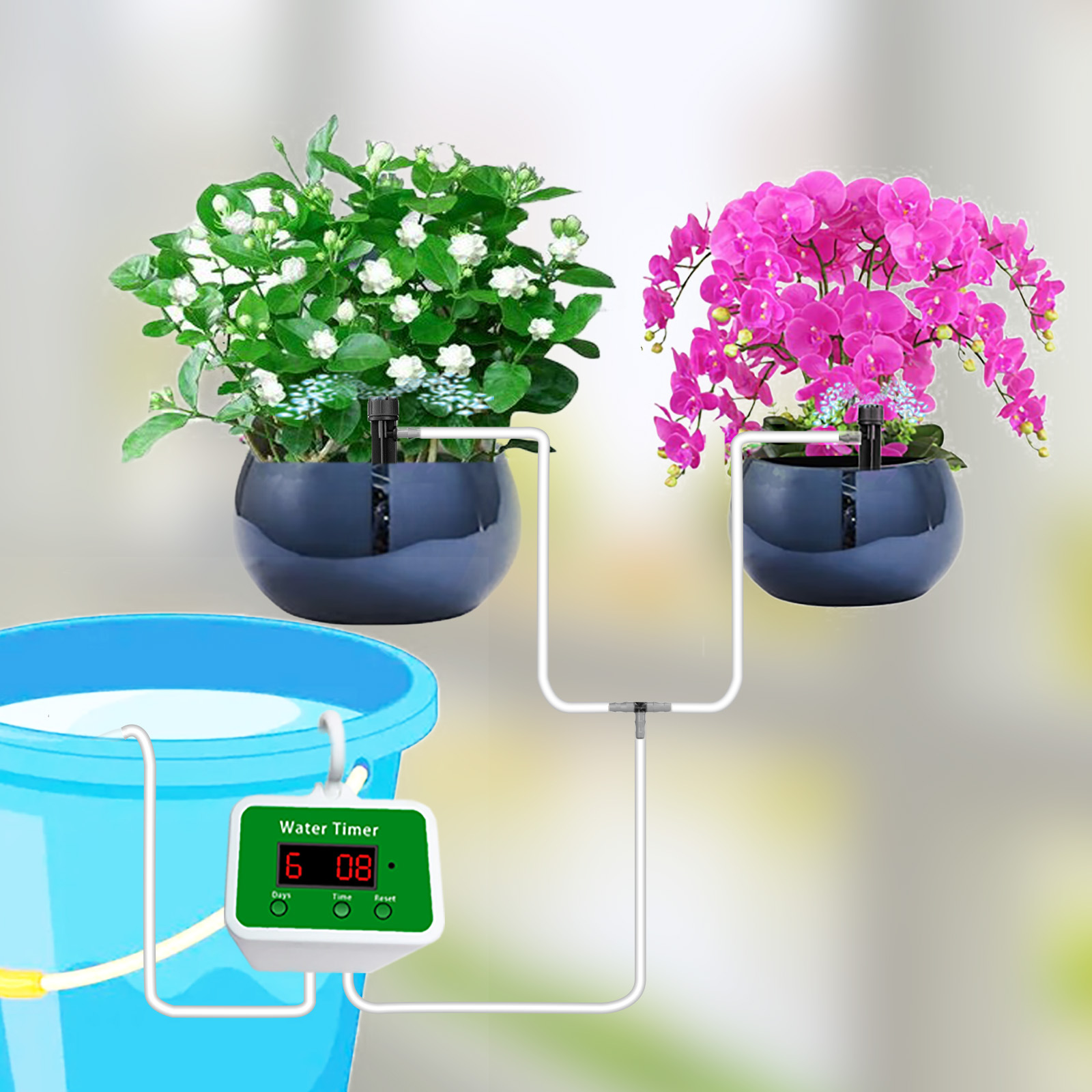 Automatic Drip Irrigation Syst - Smart Garden Sphagnum Moss ulasan dan harga